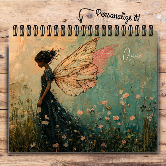 Custom Desktop Midnight Fairy Flip Pad