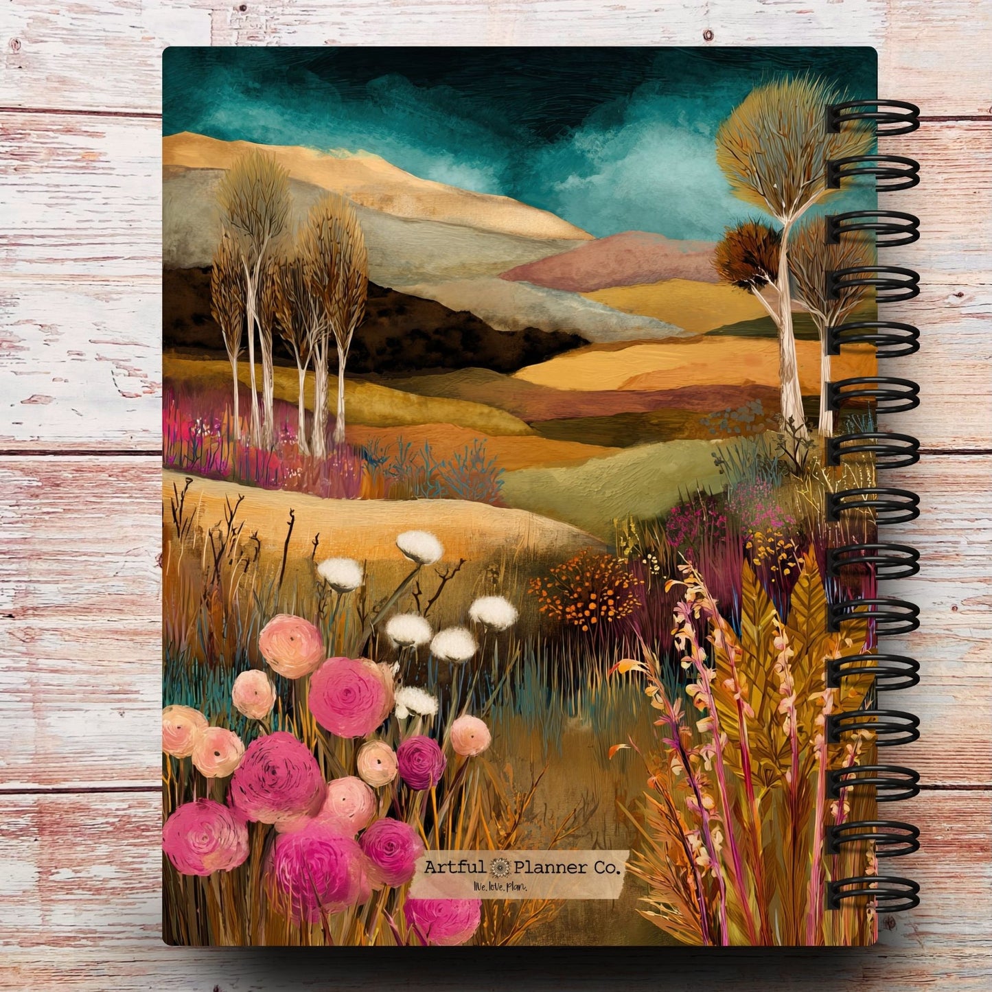 Midnight Fall Grove Custom Planner