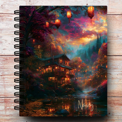 Limited-Edition | Midnight Fall Teahouse Custom Planner