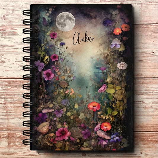 Midnight Garden A5 Custom Planner