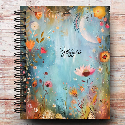 Midnight Moon Garden Custom Planner