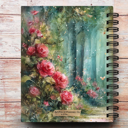 Midnight Rose Garden Custom Planner