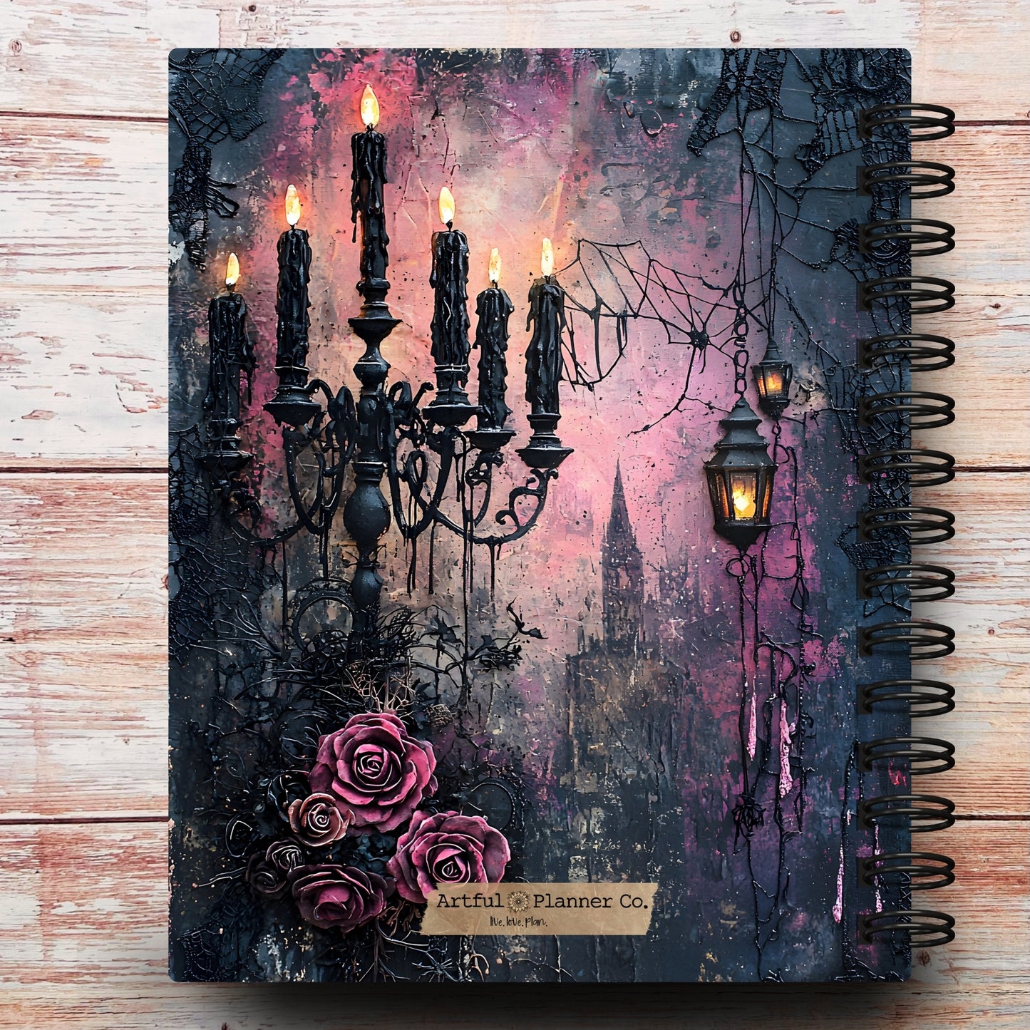 Midnight Rose Path Custom Planner