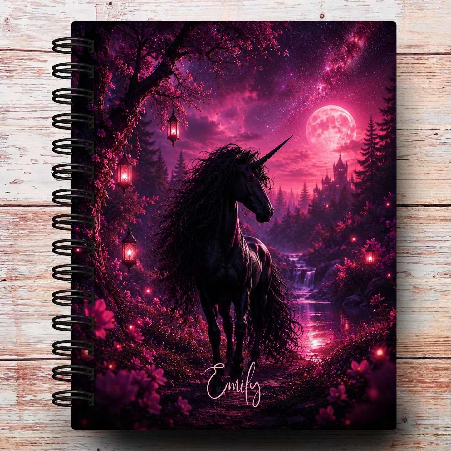 Midnight Unicorn Custom Planner