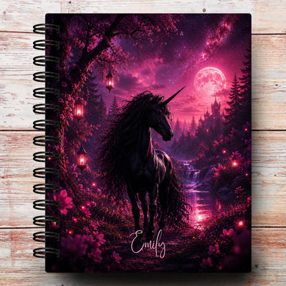 Midnight Unicorn Custom Planner