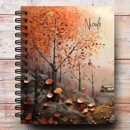 Misty Fall Forest Custom Planner