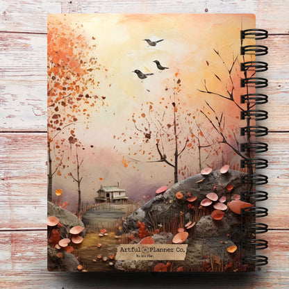 Misty Fall Forest Custom Planner