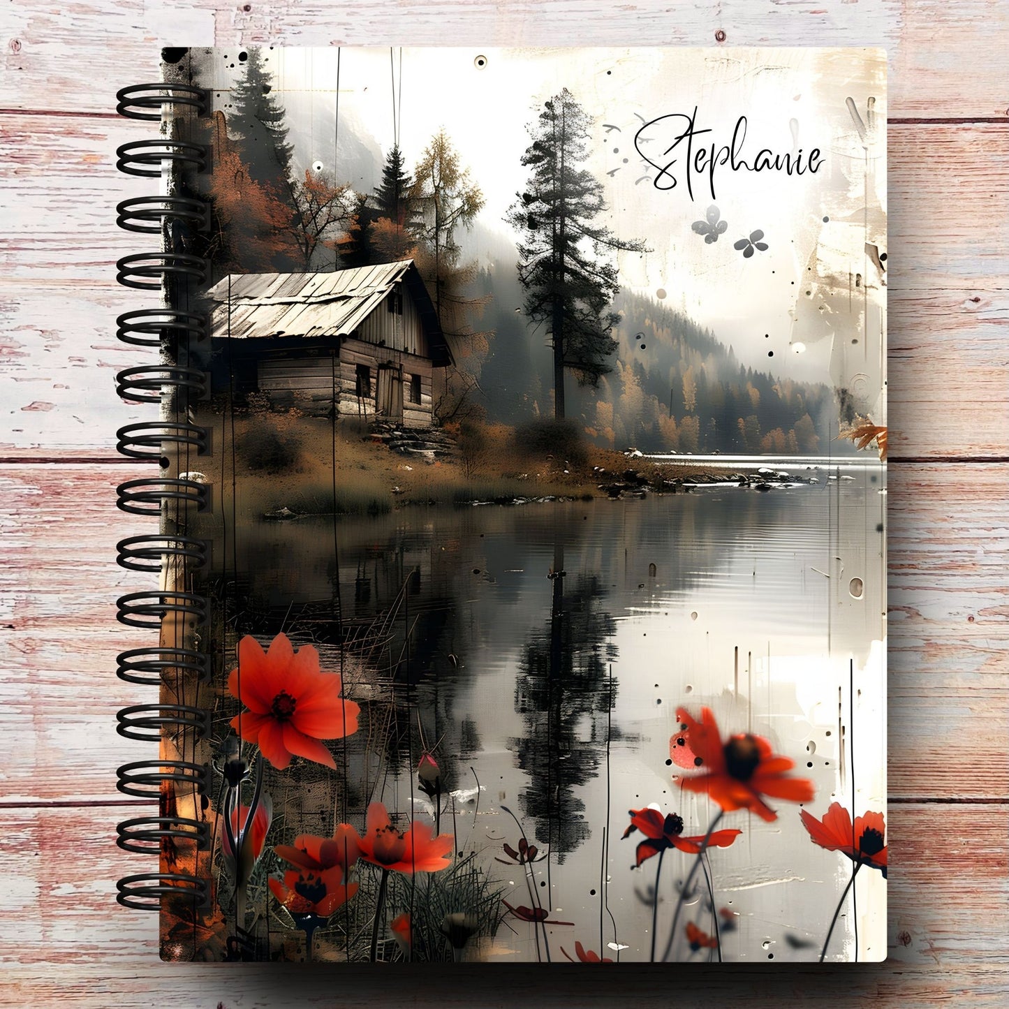 Misty Fall Lake Custom Planner