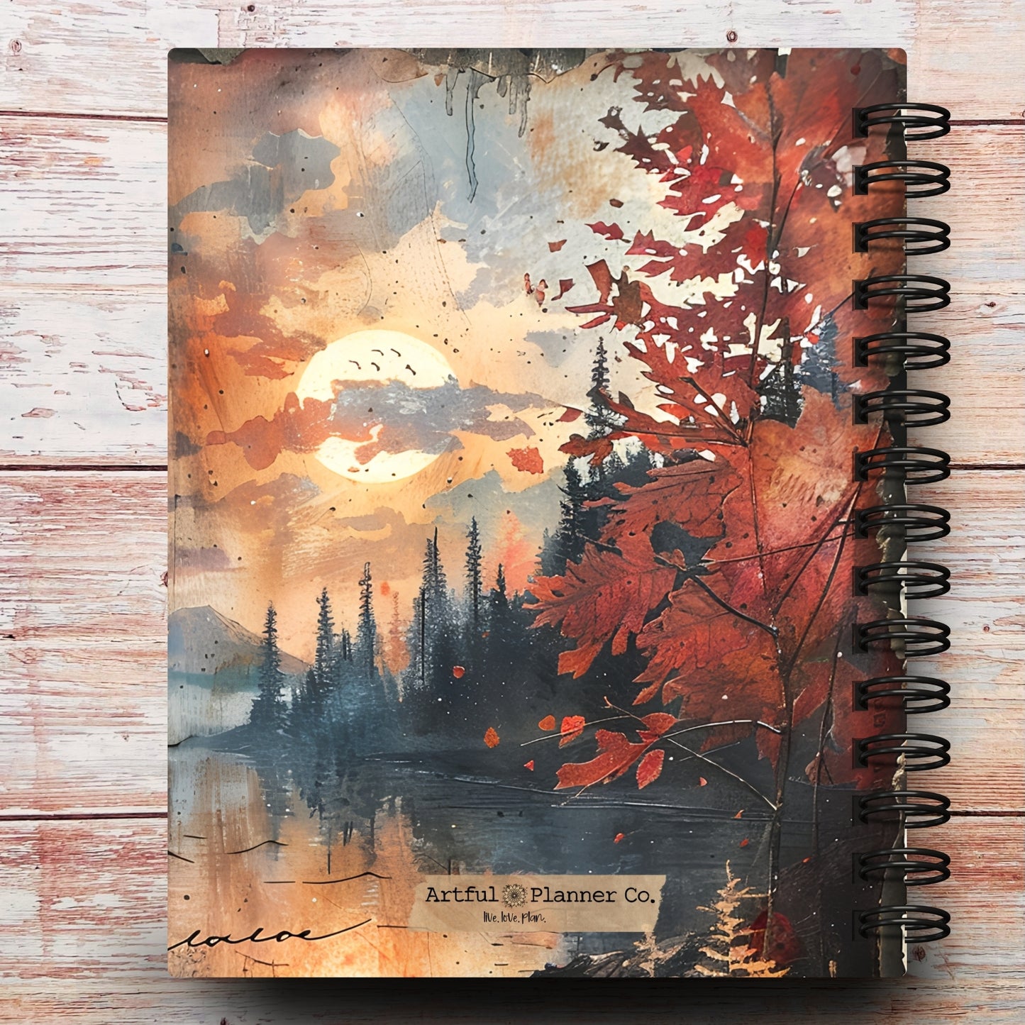 Misty Fallscape Custom Planner