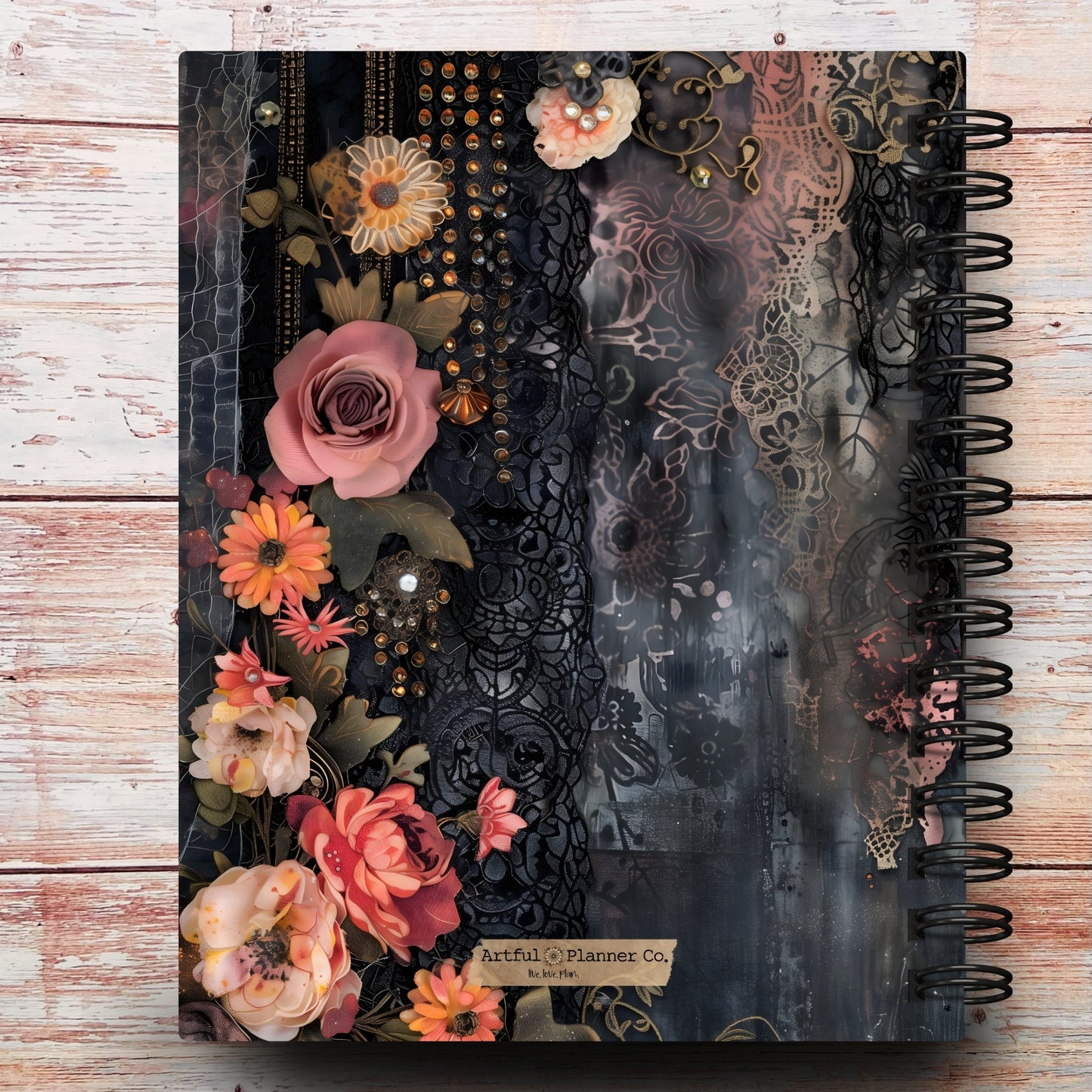Moody Blossoms Custom Notebook Journal