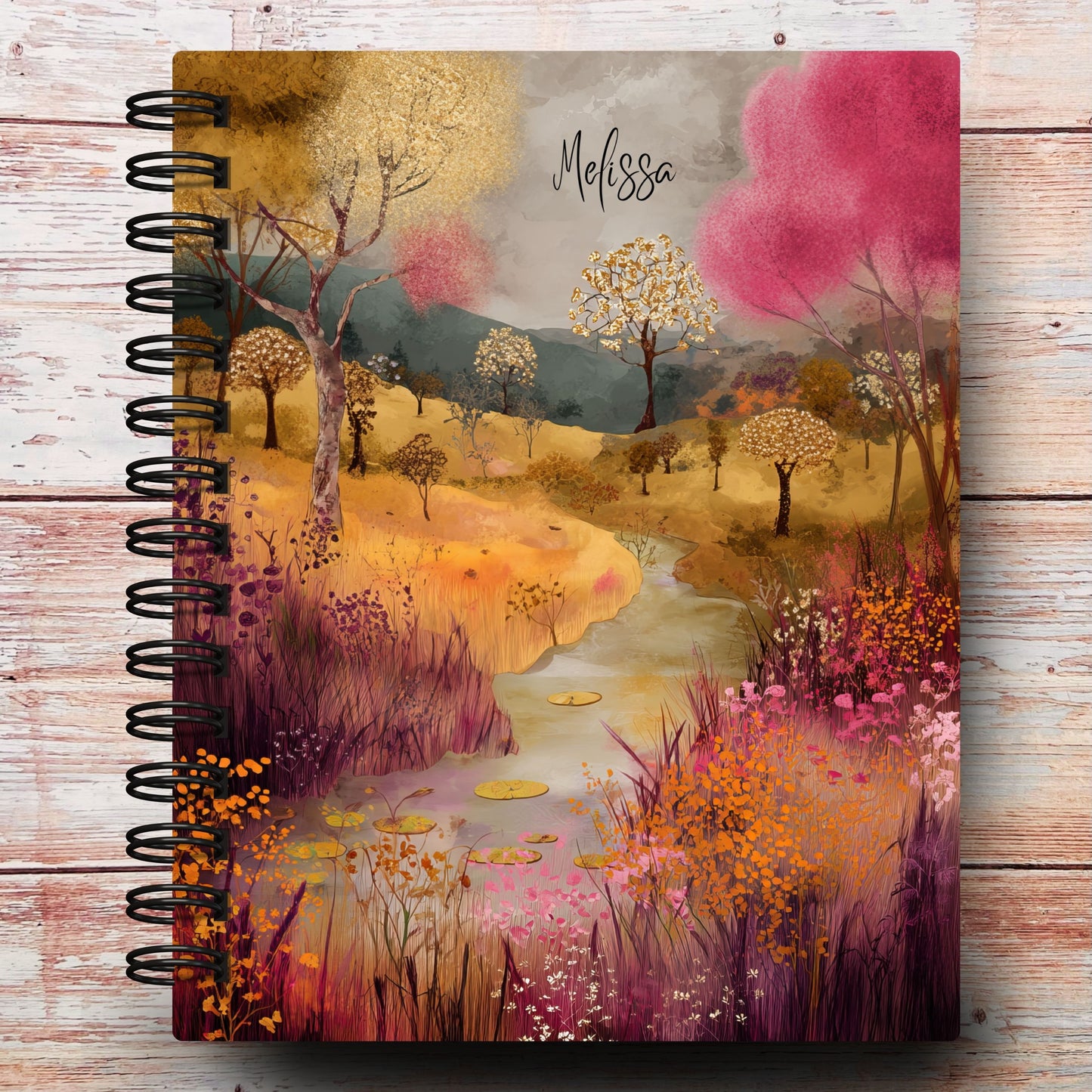 Moody Fallscape Custom Planner