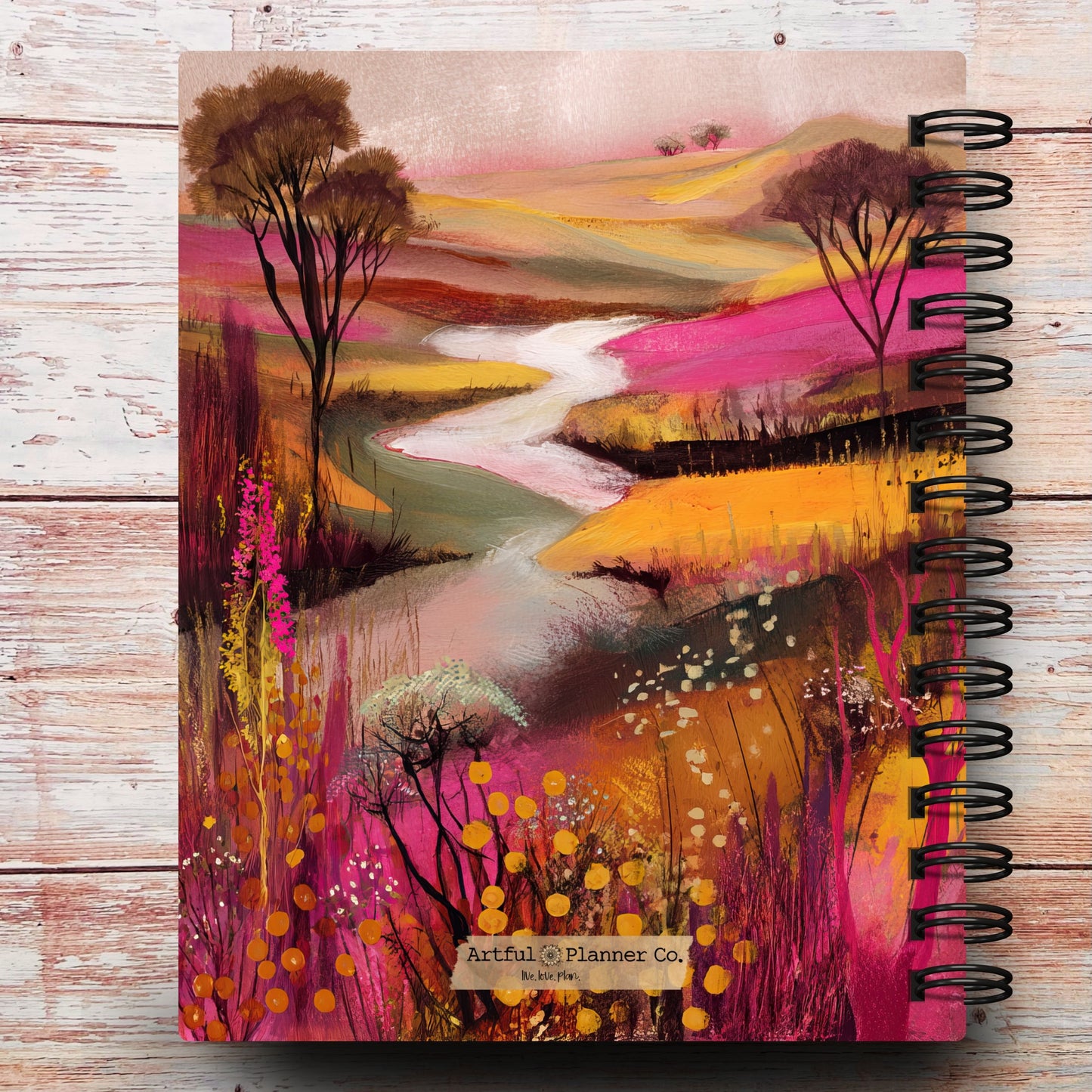 Moody Fallscape Custom Planner
