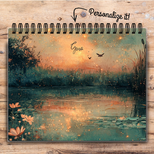 Custom Desktop Moody Sunset Flip Pad
