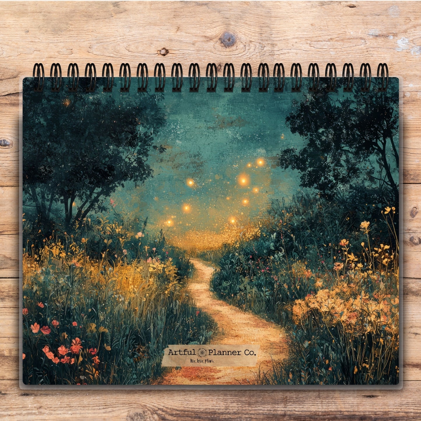 Custom Desktop Moody Sunset Flip Pad