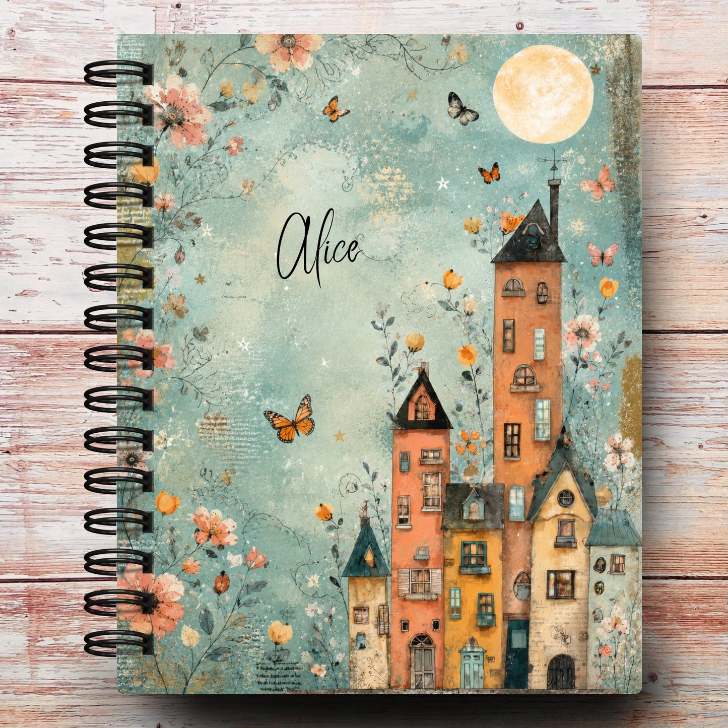 Moon Blossom Lane Custom Planner