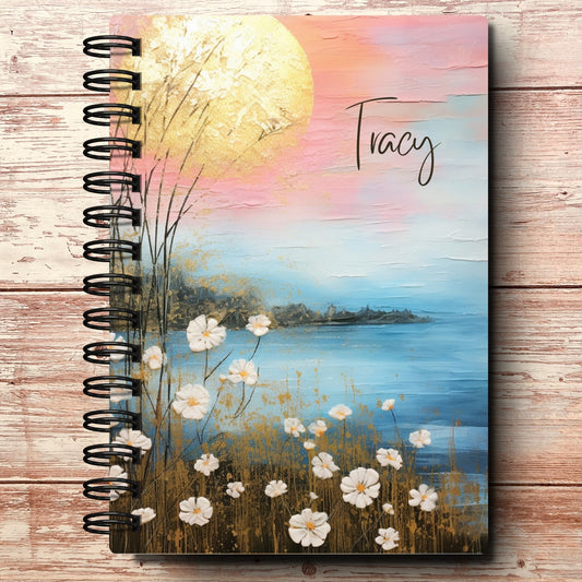 Moon Daisies A5 Custom Planner