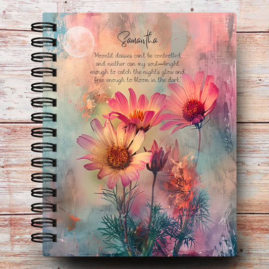 Moonlit Daisies Custom Planner