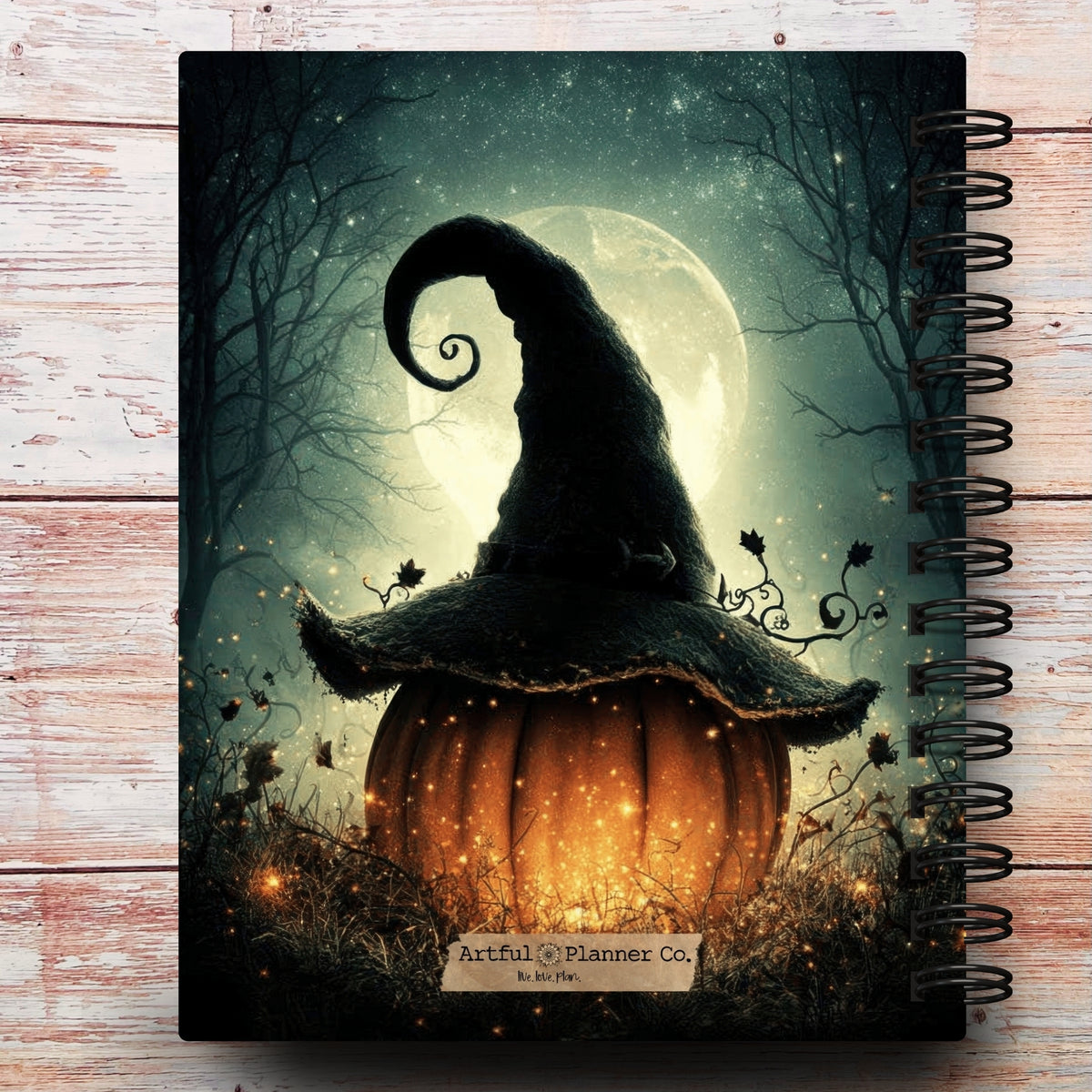 Limited-Edition | Moonlit Hallow Pumpkin Custom Planner