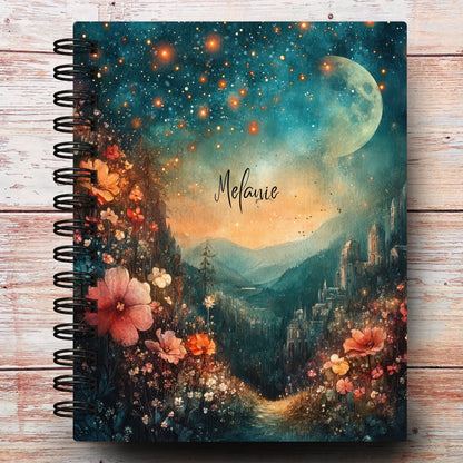 Moonlit Mountain Custom Planner