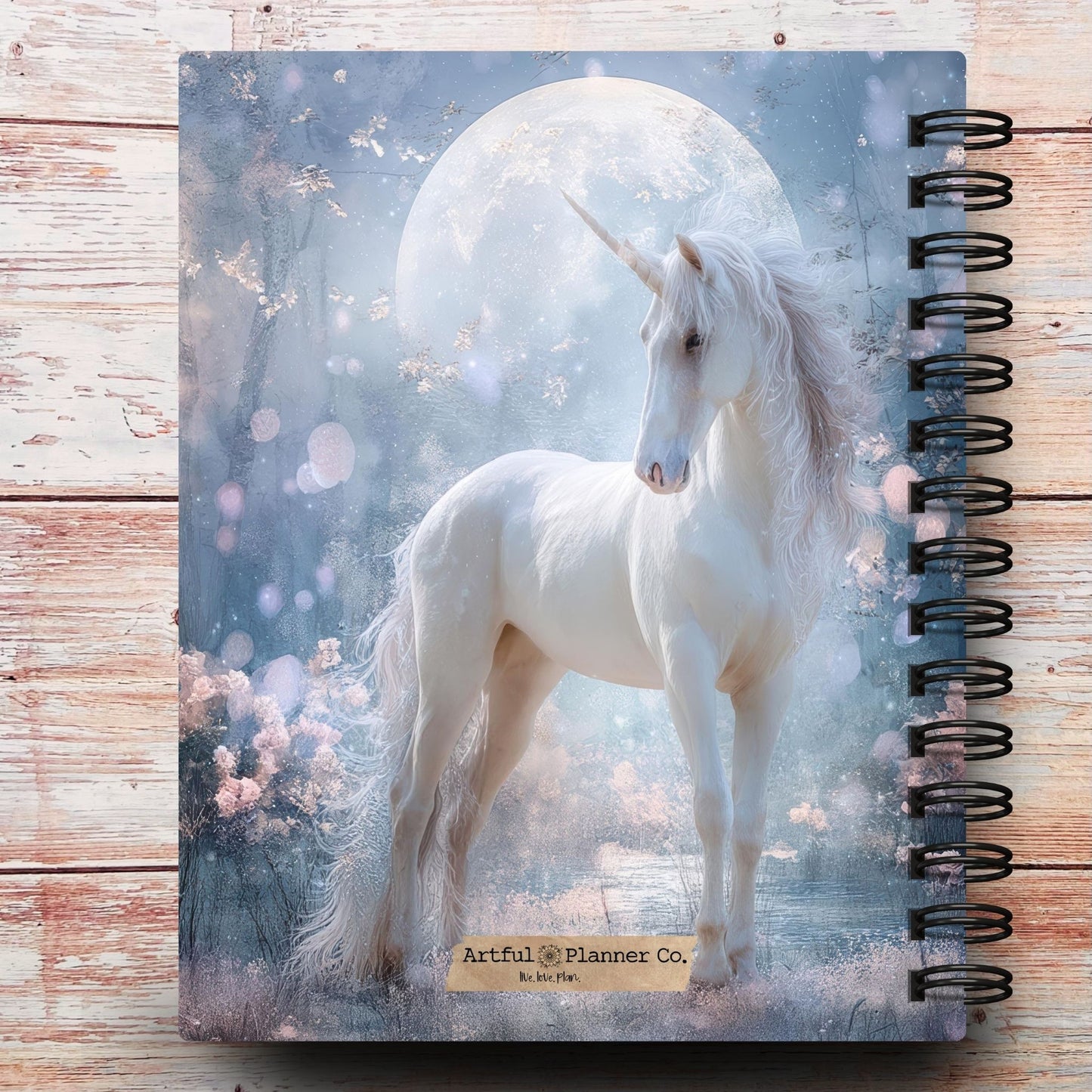 Moonlit Unicorn Custom Planner