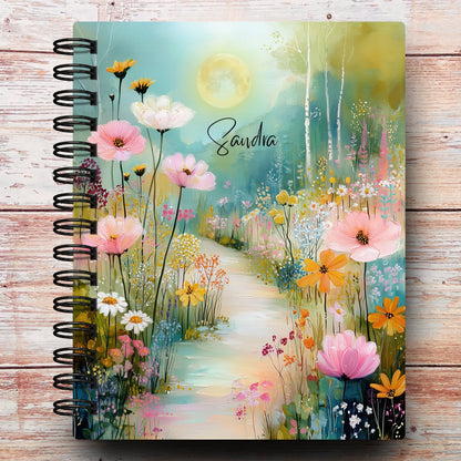 Morning Moon Garden Custom Planner