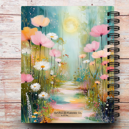Morning Moon Garden Custom Planner