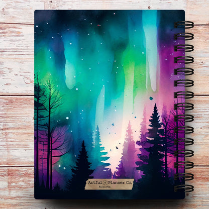 Northern Lights Custom Notebook Journal
