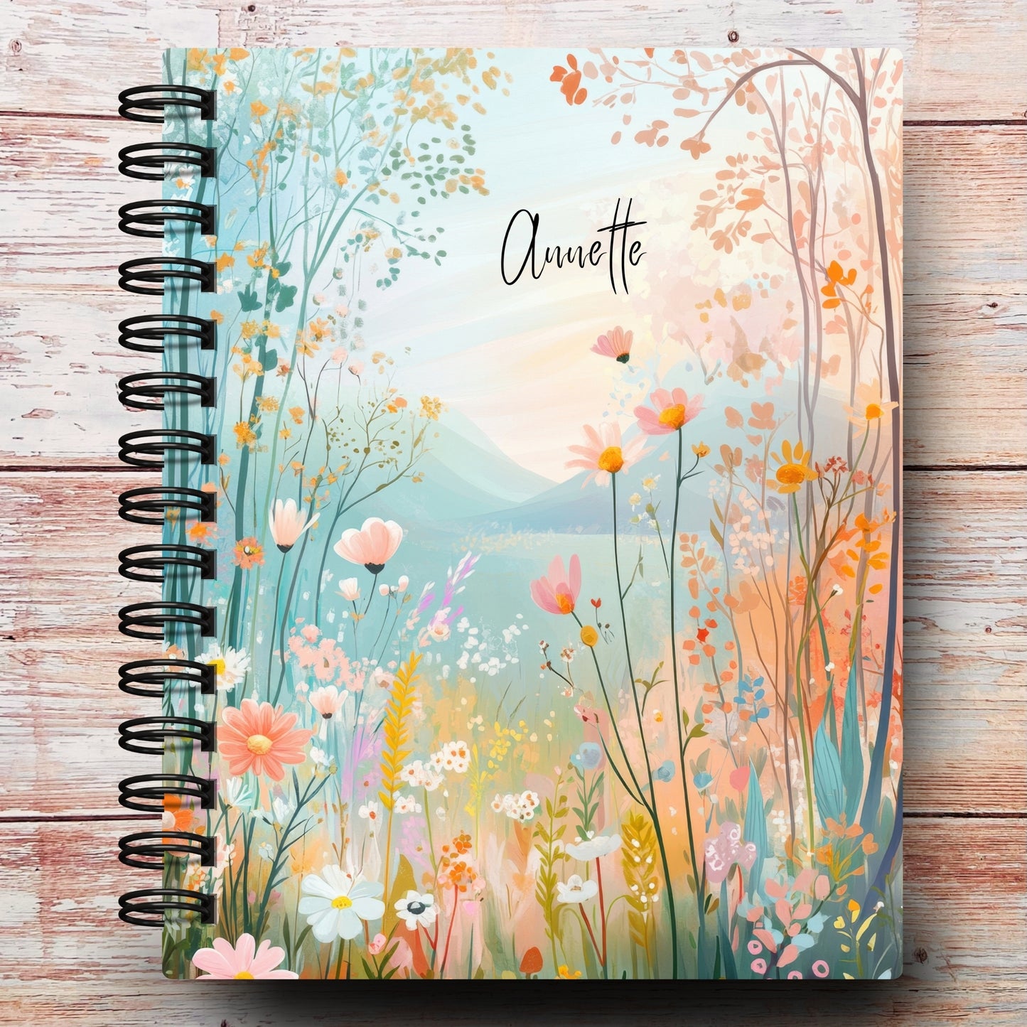 Pastel Meadows Custom Planner