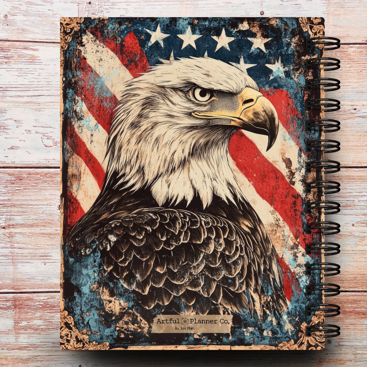 Patriotic Eagle Custom Planner (limited-edition)