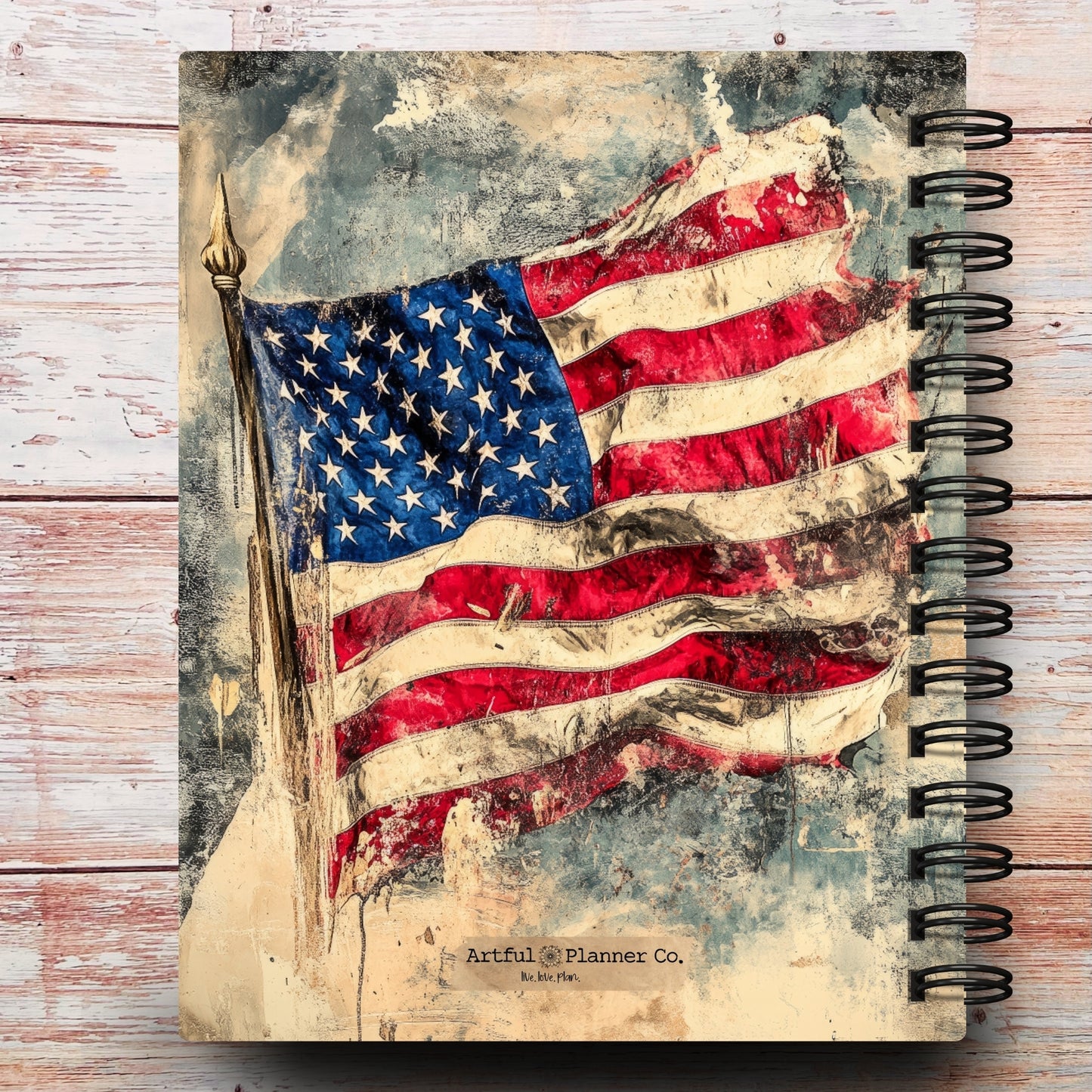 Patriotic Flag Custom Planner (limited-edition)