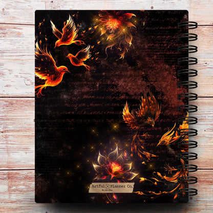 Phoenix Spells Custom Notebook Journal