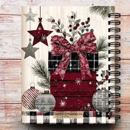 Limited-Edition Joy & Plaid Personalized Notebook