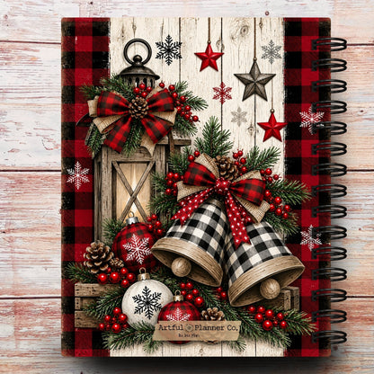 Limited-Edition Plaid Tidings Personalized Notebook