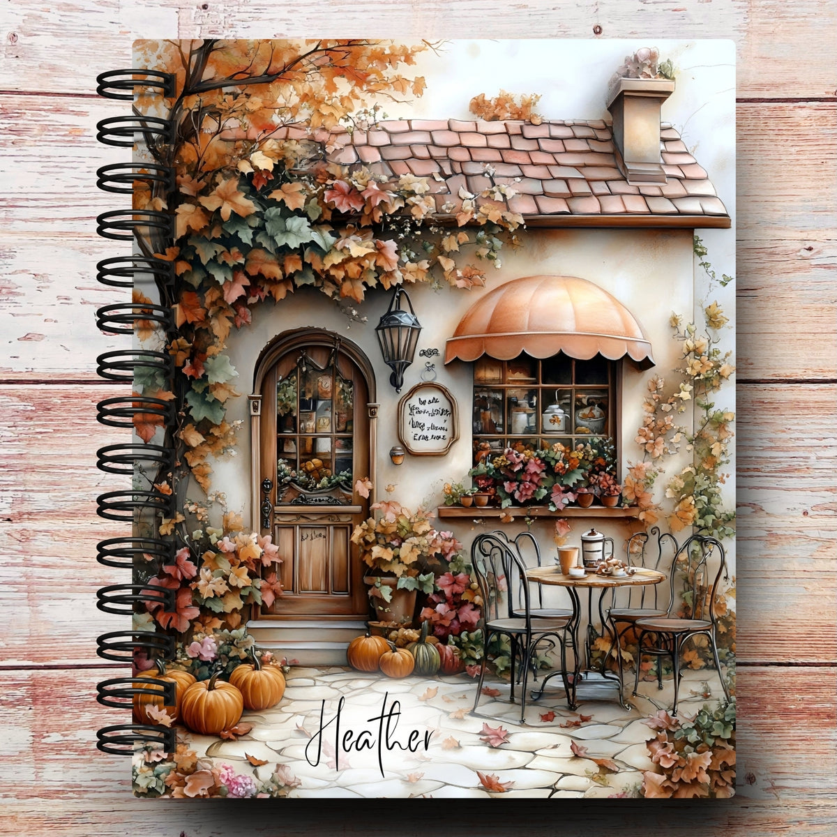 Limited-Edition | Romantic Autumn Cafe Custom Planner