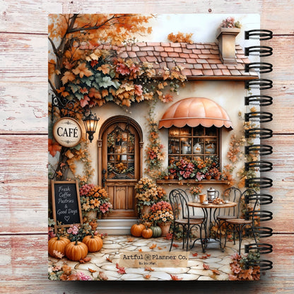 Limited-Edition | Romantic Autumn Cafe Custom Planner