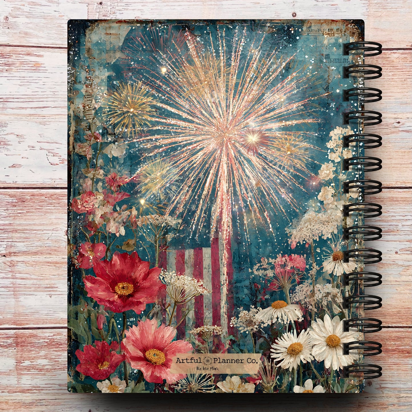 Rustic Bohemian Fireworks Custom Planner (limited-edition)