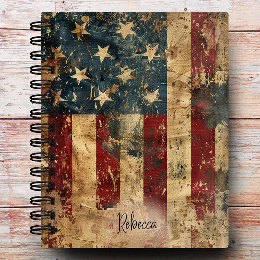 Rustic Flag Custom Planner (limited-edition)