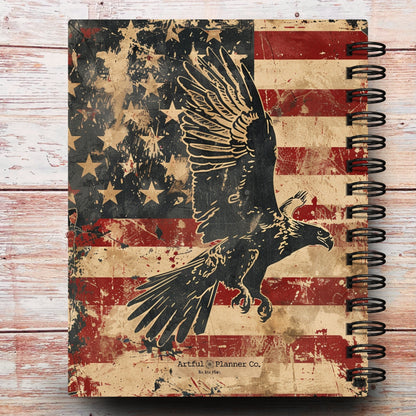 Rustic Flag Custom Planner (limited-edition)