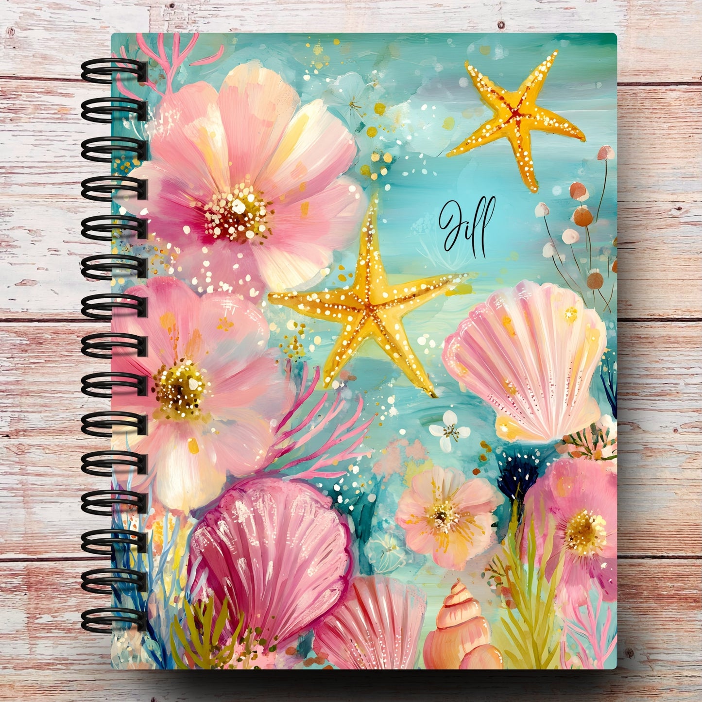 Seashells & Starfish Custom Planner