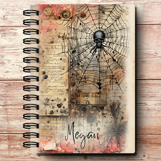 Spider Skull A5 Custom Planner