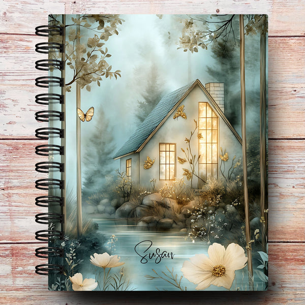 Cottage Style Notebook Starlit Cottagecore Custom Notebook Journal — Limited Edition – Artful ...