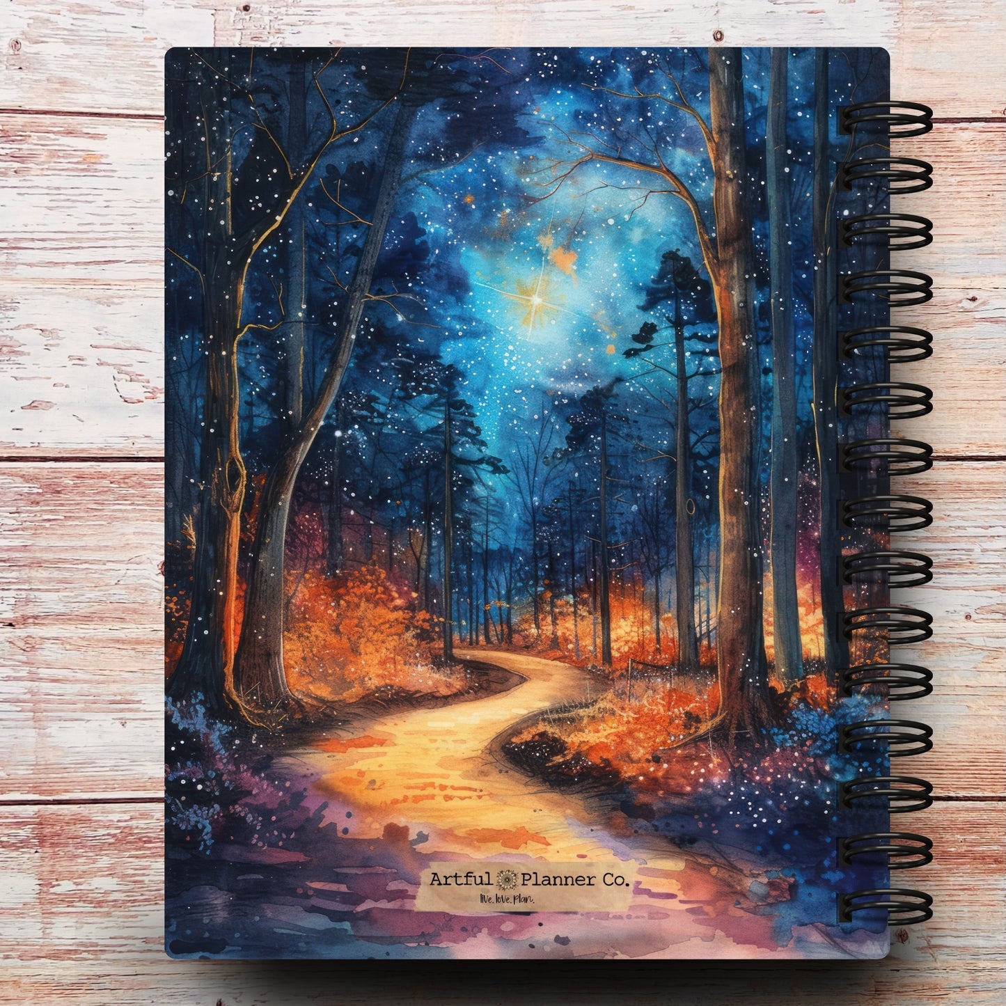 Starry Summer Nights Custom Notebook Journal