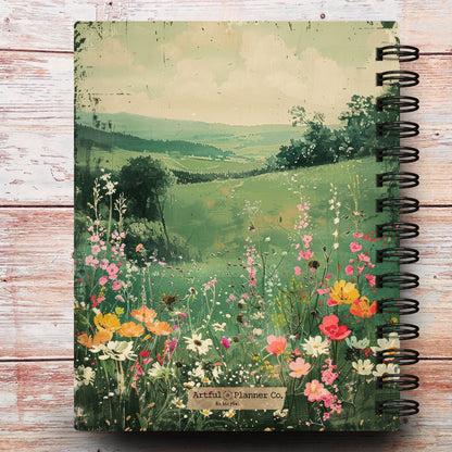 Summer Moon Garden Custom Notebook Journal