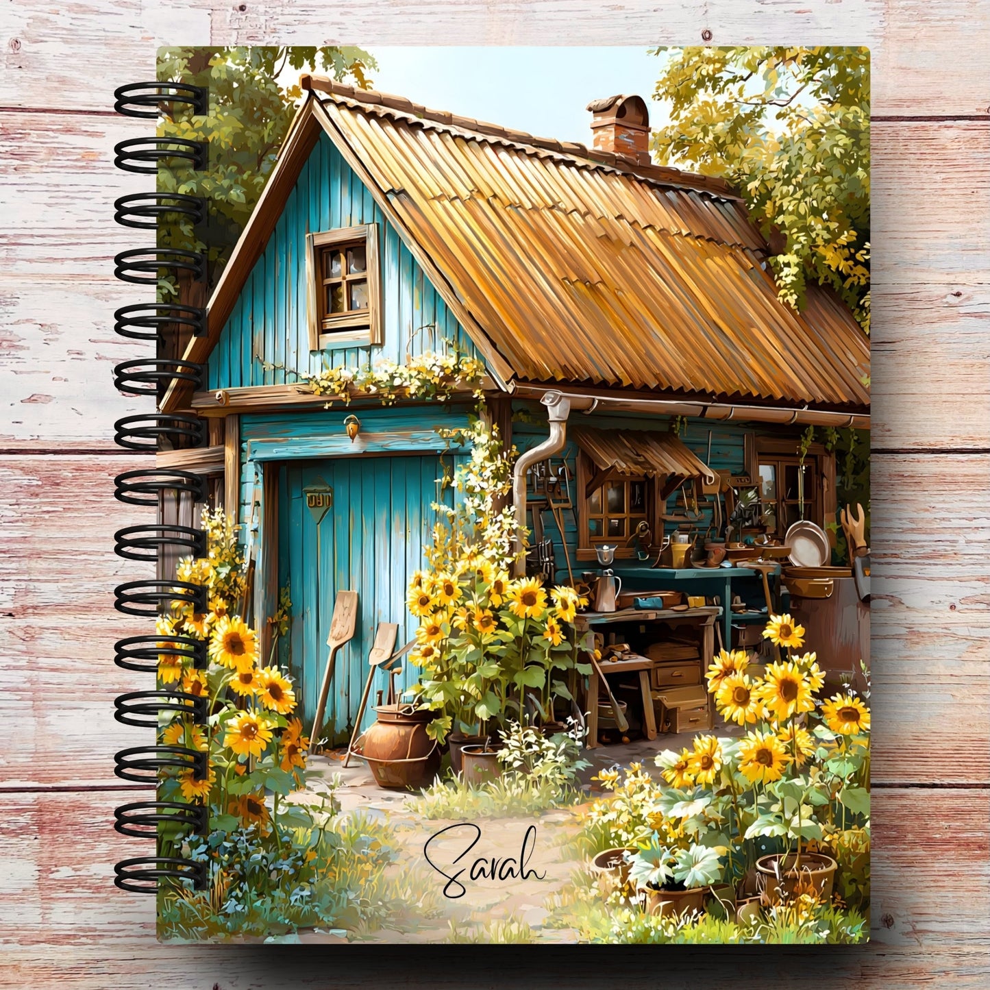 Sunflower Garden Shed Custom Planner