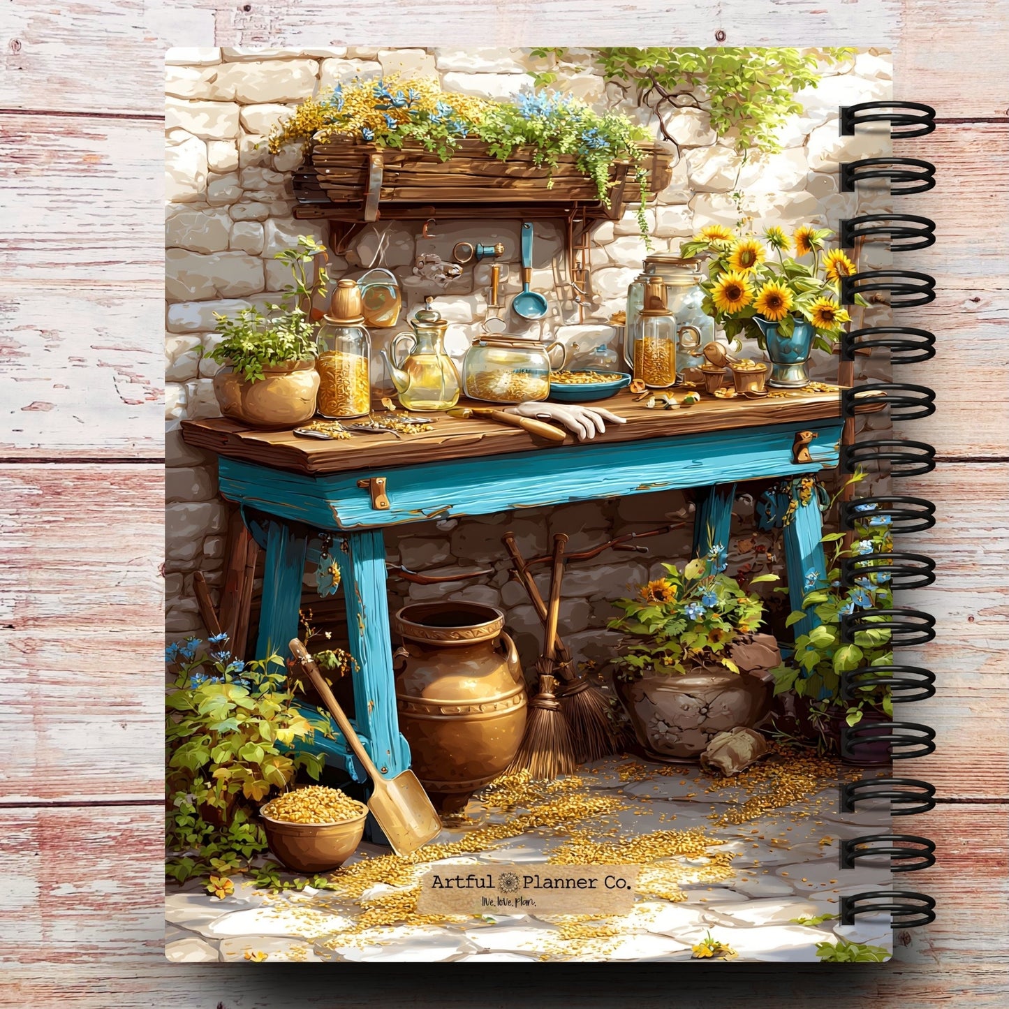 Sunflower Garden Shed Custom Planner