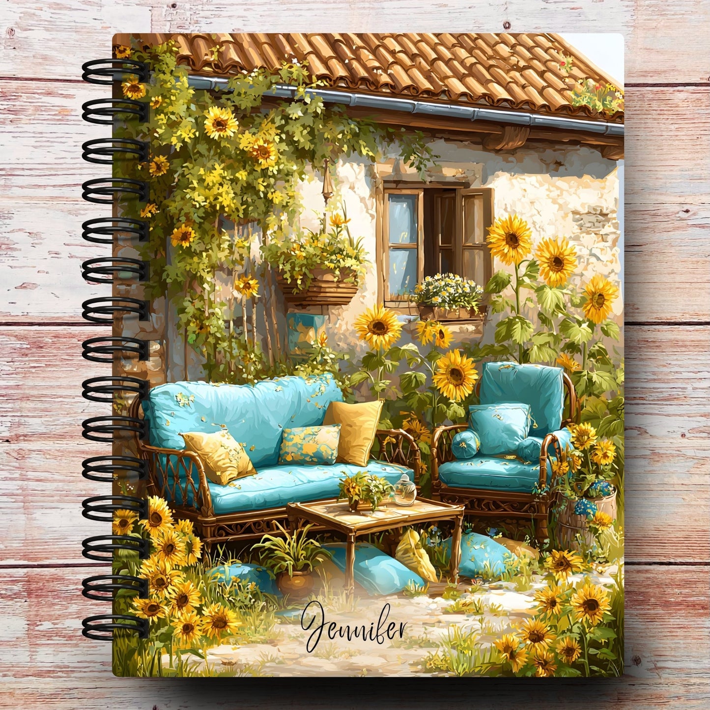 Sunflower Retreat Custom Planner
