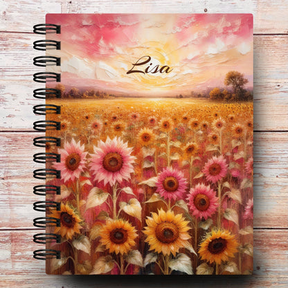 Sunflower Sunset Custom Planner