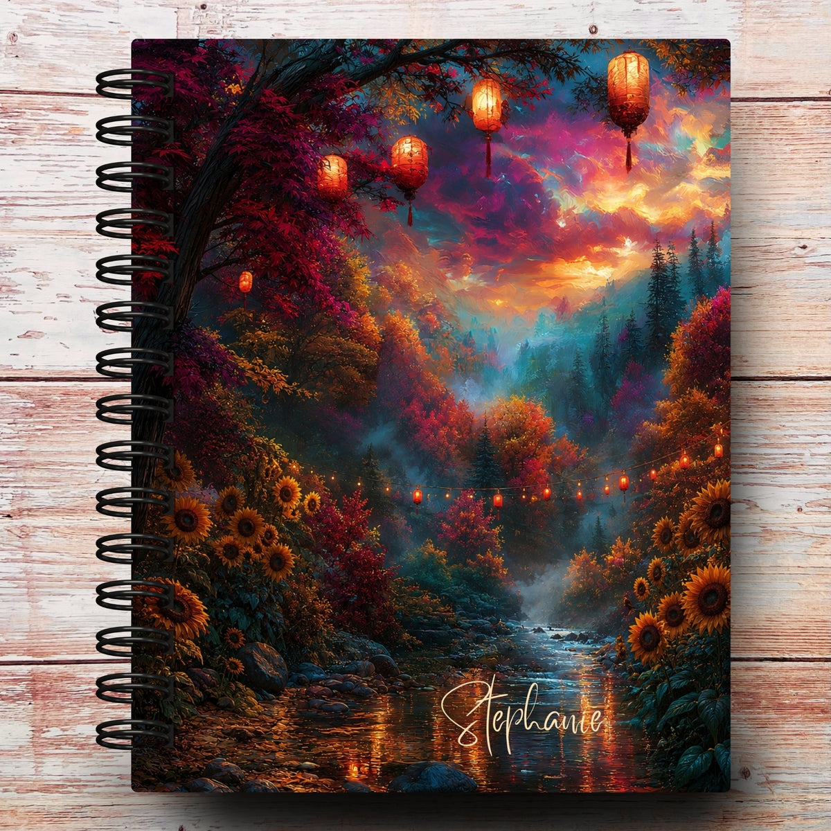 Limited-Edition | Sunflowers at Dusk Custom Planner