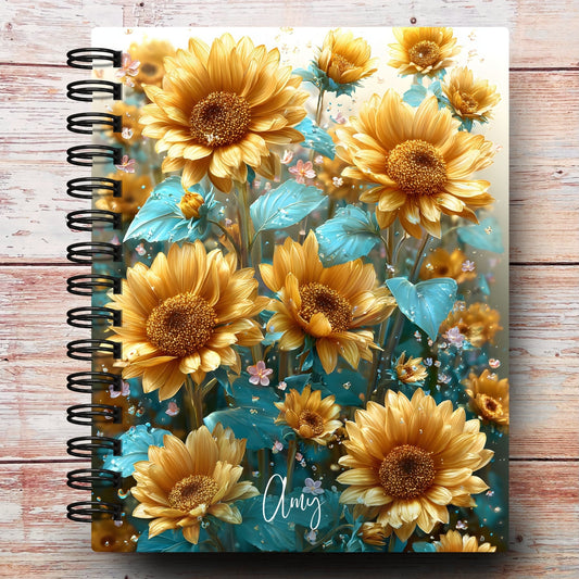 Sunkissed Sunflowers Custom Planner