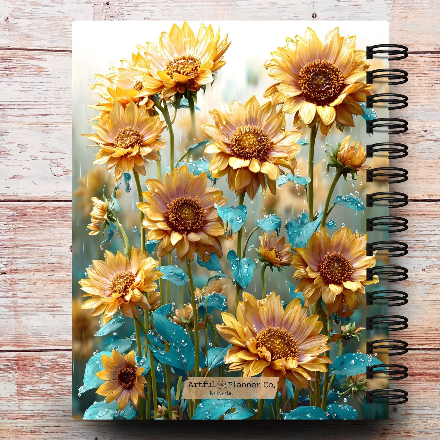 Sunkissed Sunflowers Custom Planner